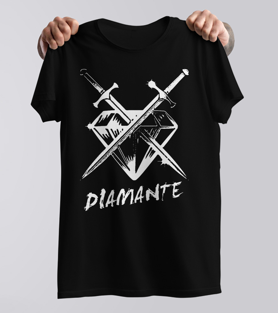 Diamante Retro Neon Vibe T-Shirt