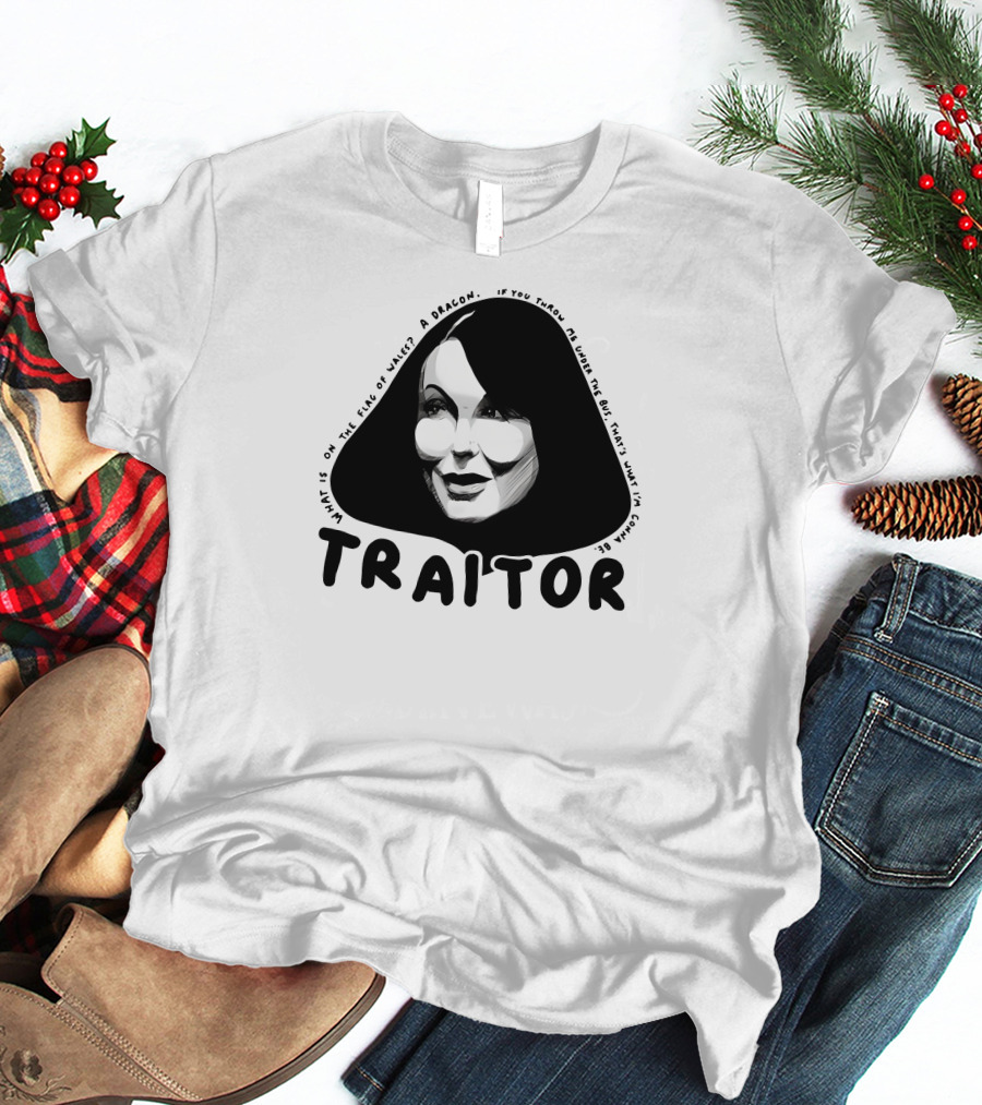 TRAITOR Amanda What Is On The Face Of A Dragon T-Shirt