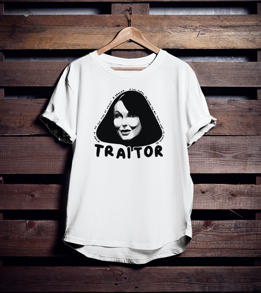 TRAITOR Amanda What Is On The Face Of A Dragon T-Shirt