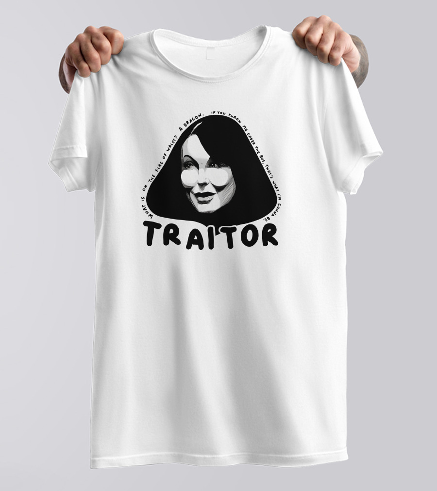 TRAITOR Amanda What Is On The Face Of A Dragon T-Shirt