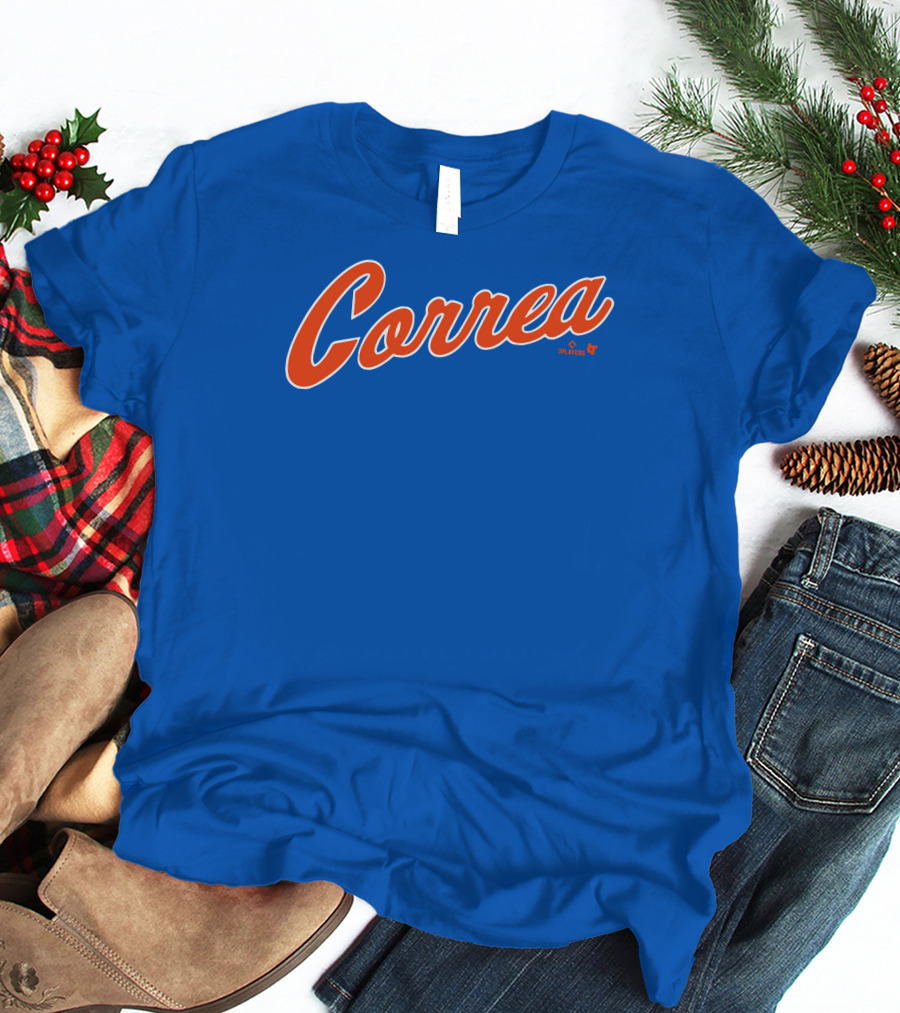 Correa Playoff Script New York BreakingT Carlos T-Shirt