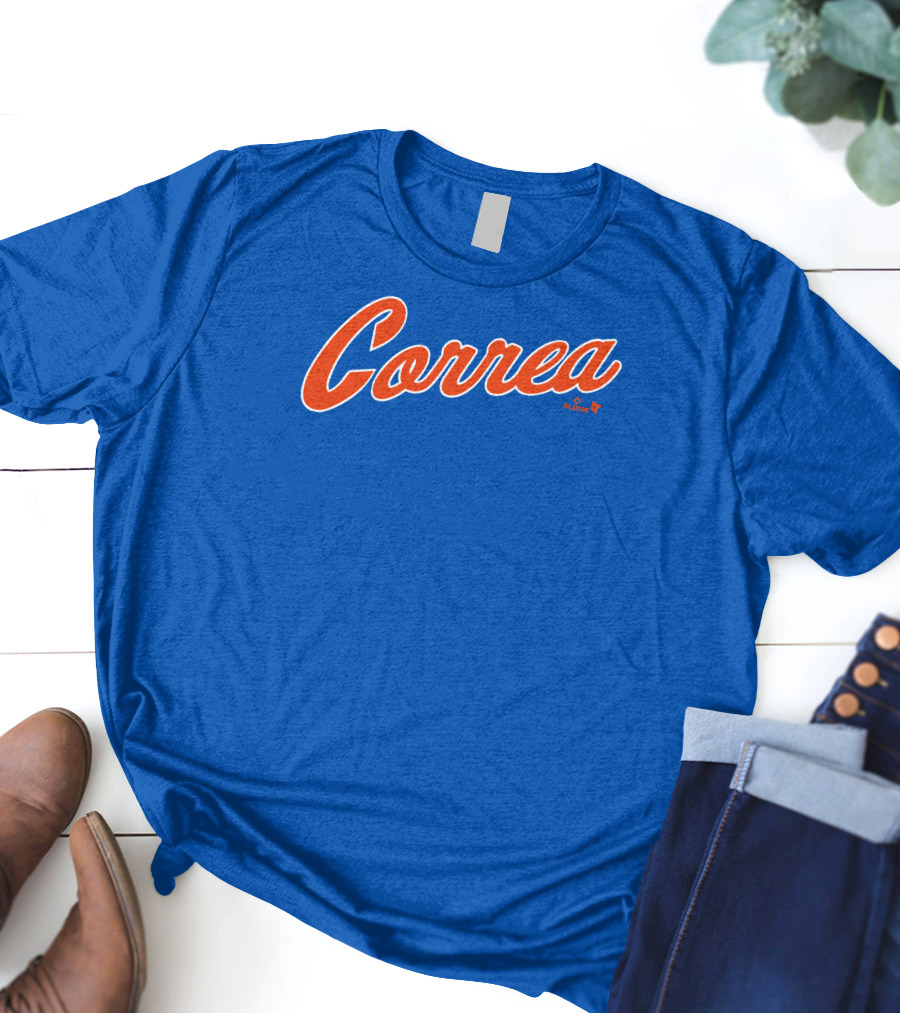 Correa Playoff Script New York BreakingT Carlos T-Shirt