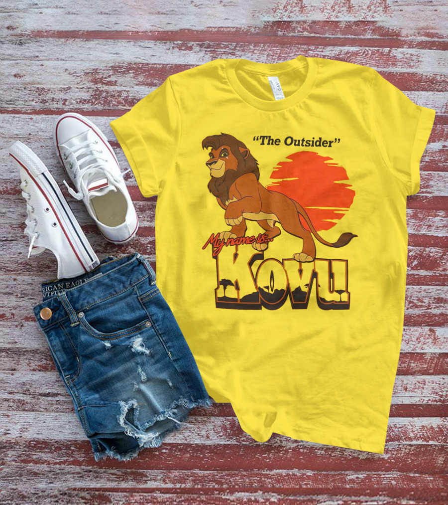 The Outsider My Name Is Kovu Lion King Character T-Shirt