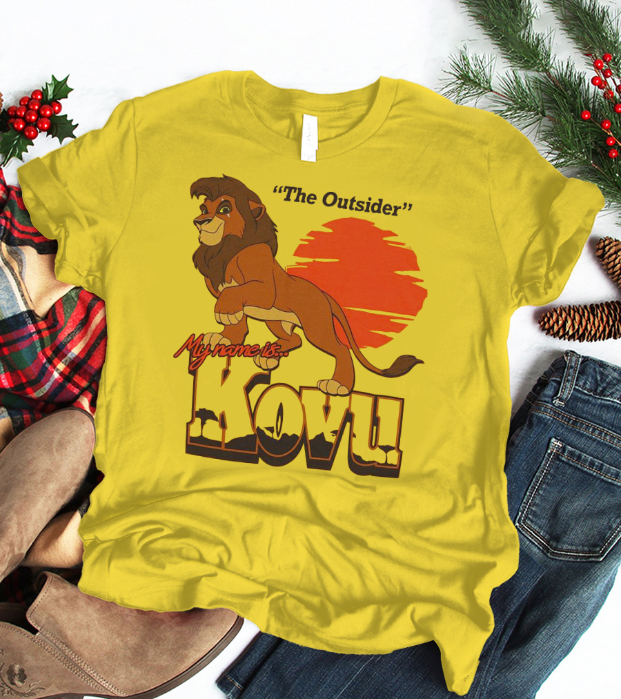 The Outsider My Name Is Kovu Lion King Character T-Shirt