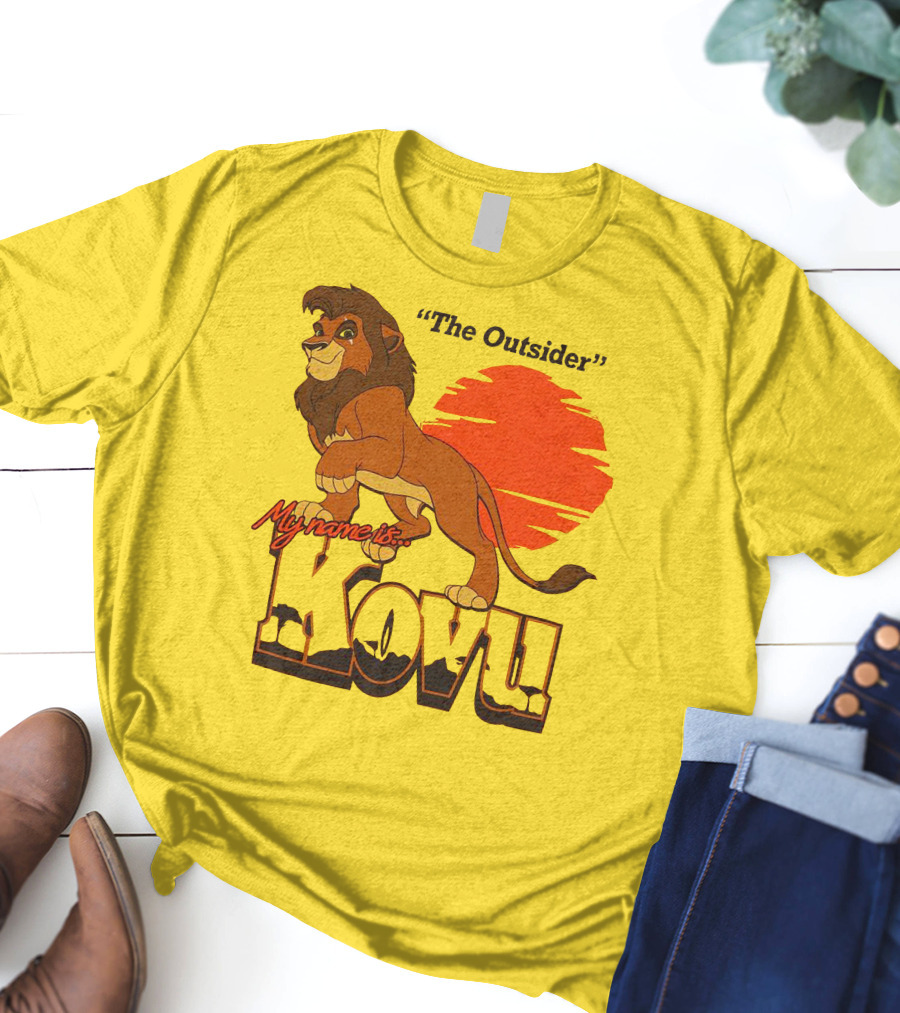 The Outsider My Name Is Kovu Lion King Character T-Shirt
