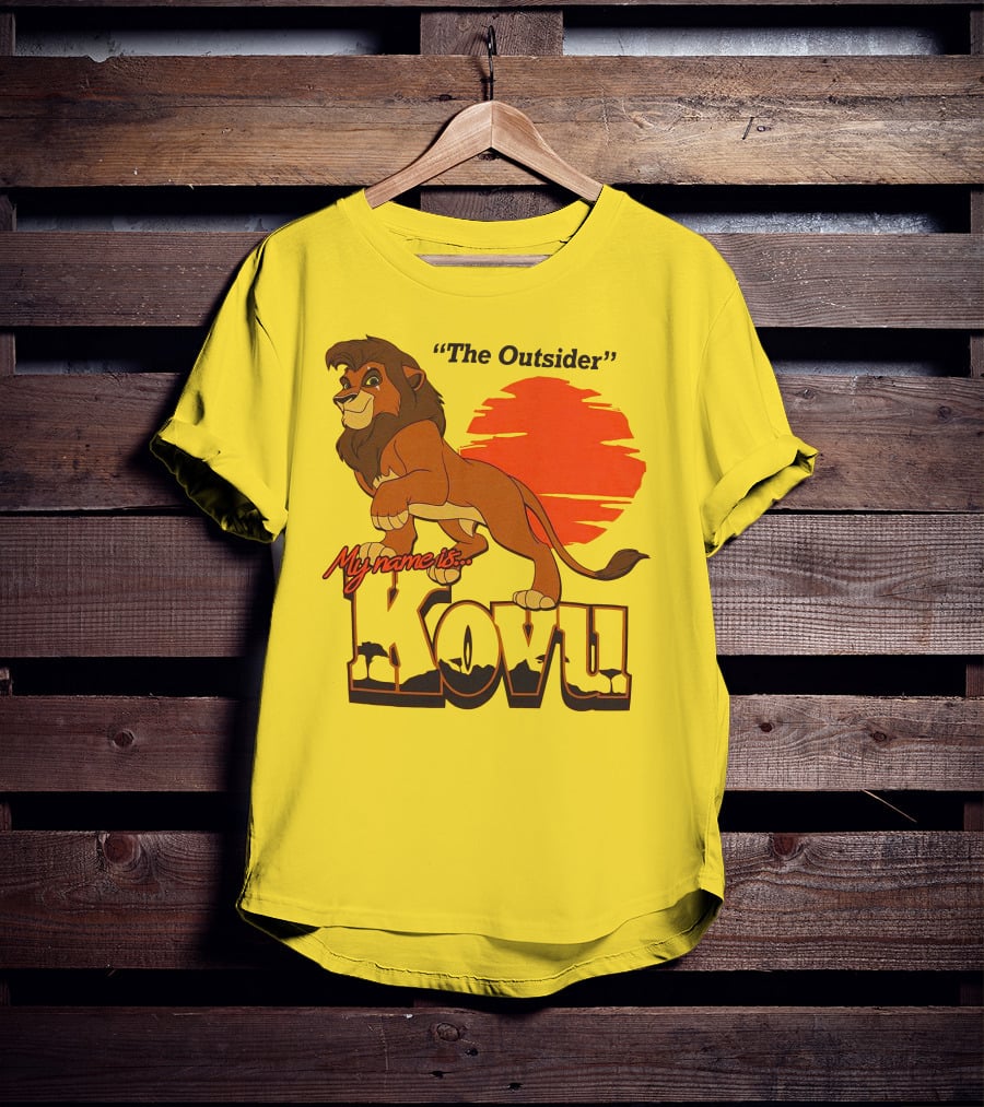 The Outsider My Name Is Kovu Lion King Character T-Shirt