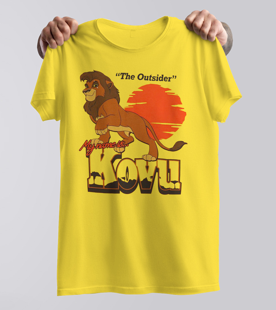 The Outsider My Name Is Kovu Lion King Character T-Shirt