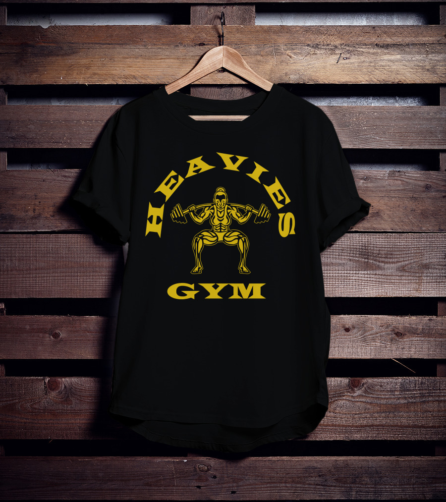 Andrew Schulz Heavies Gym Weightlifter T-Shirt