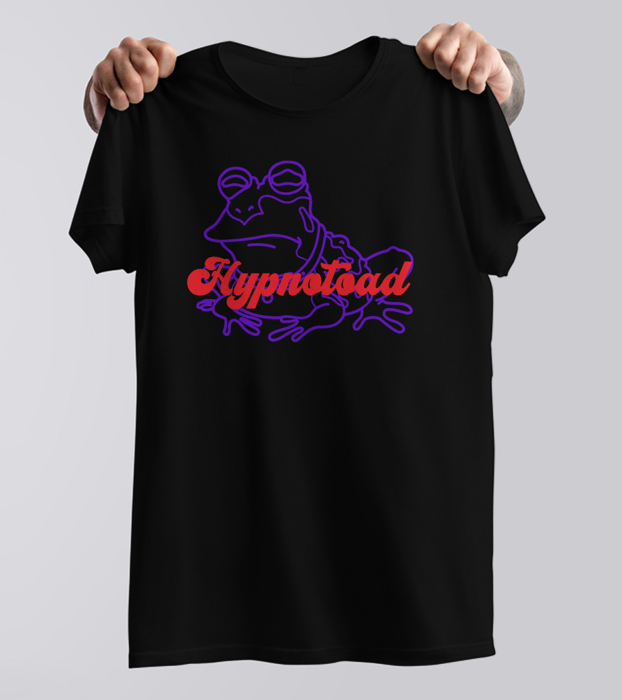 Hypnotoad Futurama Red And Purple Frog T-Shirt