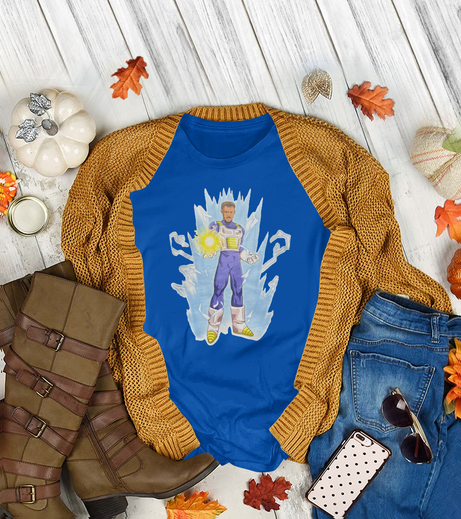 Josh Robbins Daniel Gafford Vegeta Super Saiyan Dragon Ball Z Power-Up T-Shirt