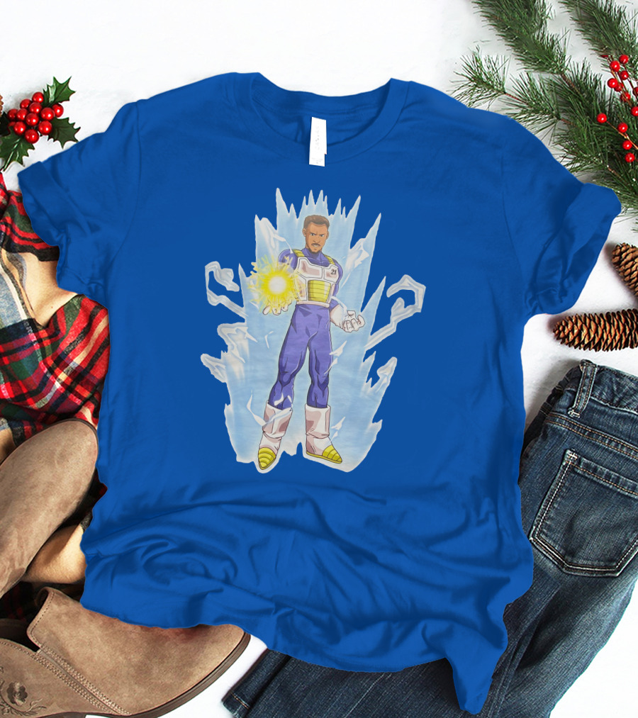 Josh Robbins Daniel Gafford Vegeta Super Saiyan Dragon Ball Z Power-Up T-Shirt