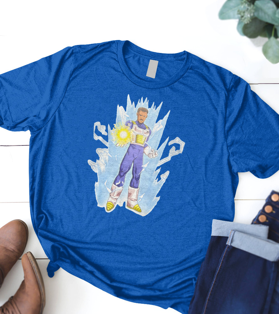 Josh Robbins Daniel Gafford Vegeta Super Saiyan Dragon Ball Z Power-Up T-Shirt