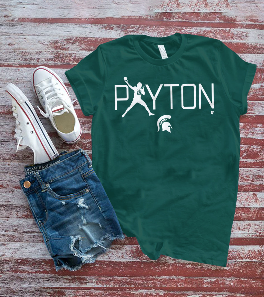 PAYTON 10 Spartan Football Quarterback T-Shirt