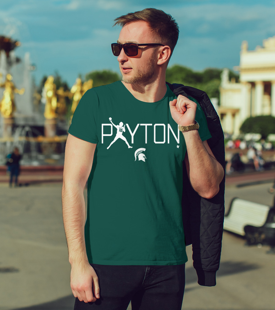 PAYTON 10 Spartan Football Quarterback T-Shirt