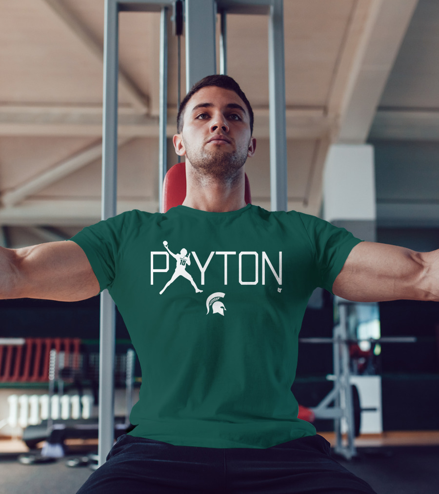 PAYTON 10 Spartan Football Quarterback T-Shirt