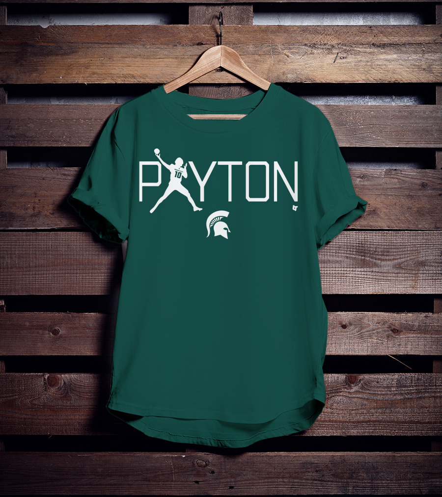 PAYTON 10 Spartan Football Quarterback T-Shirt