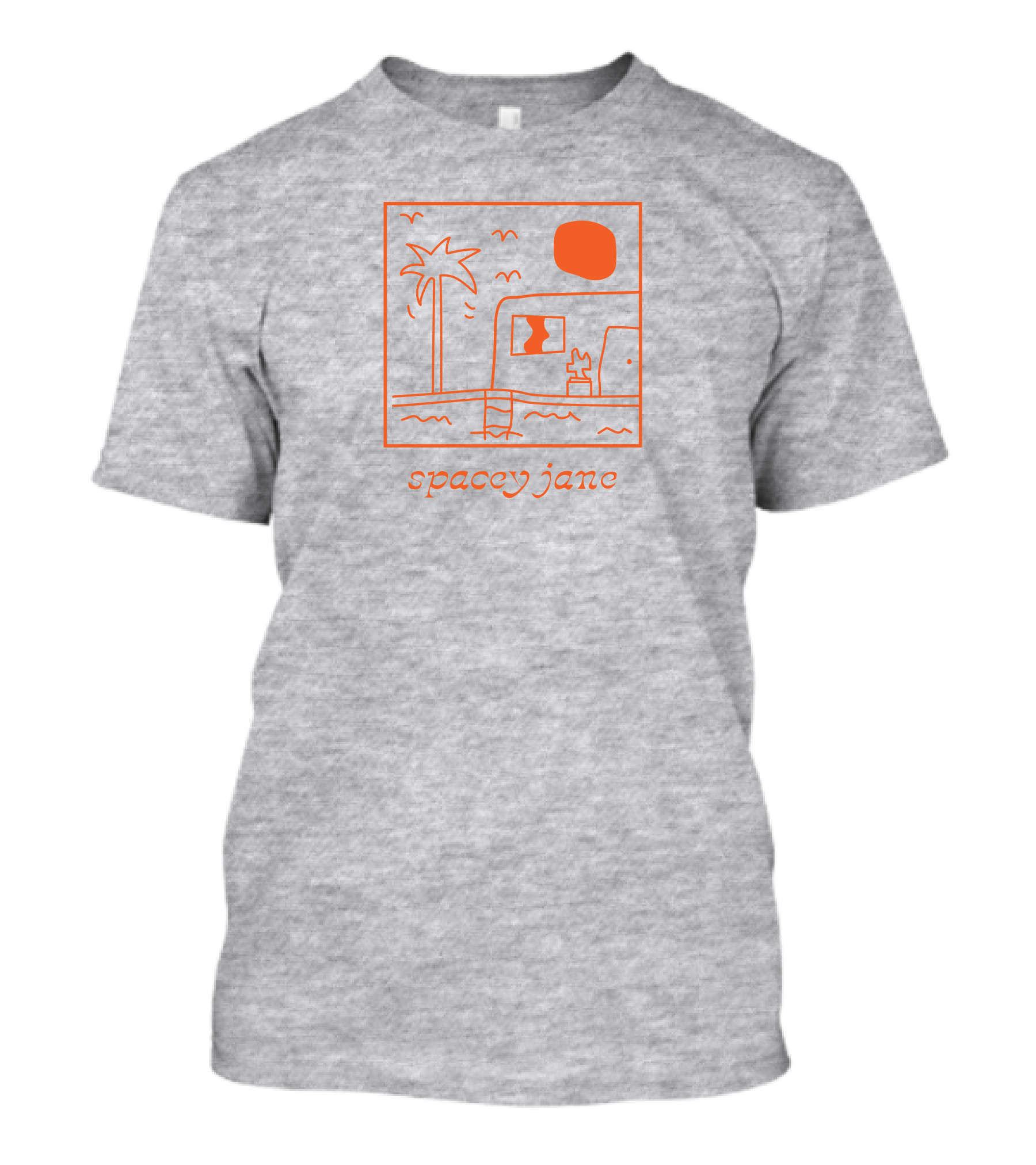 Spacey Jane Palm Tree And House T-Shirt