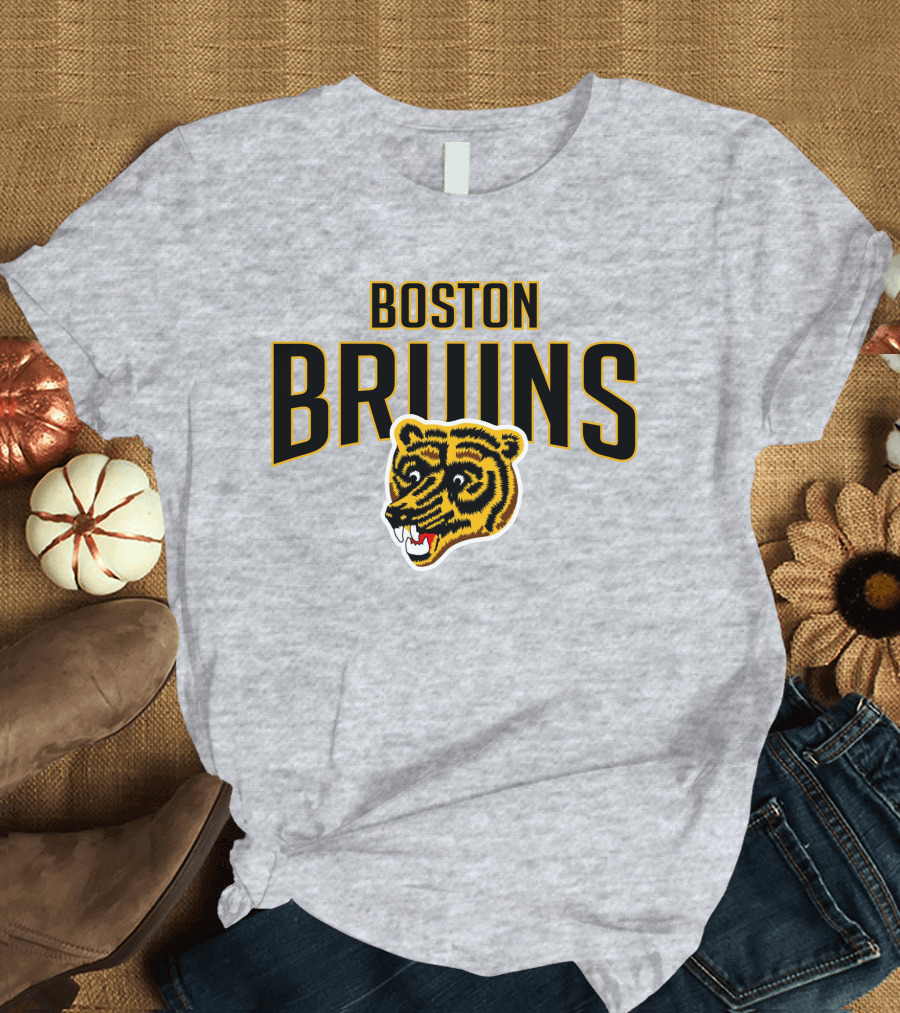Boston Bruins Classic Vintage Logo Longsleeve T-Shirt