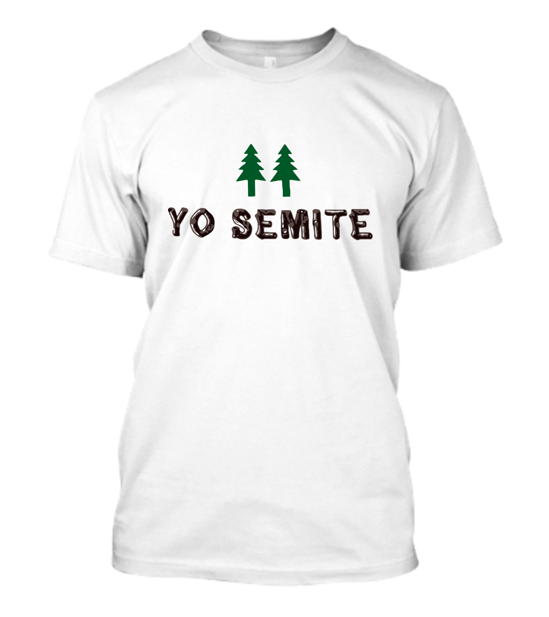 YO SEMITE Pine Trees T-Shirt