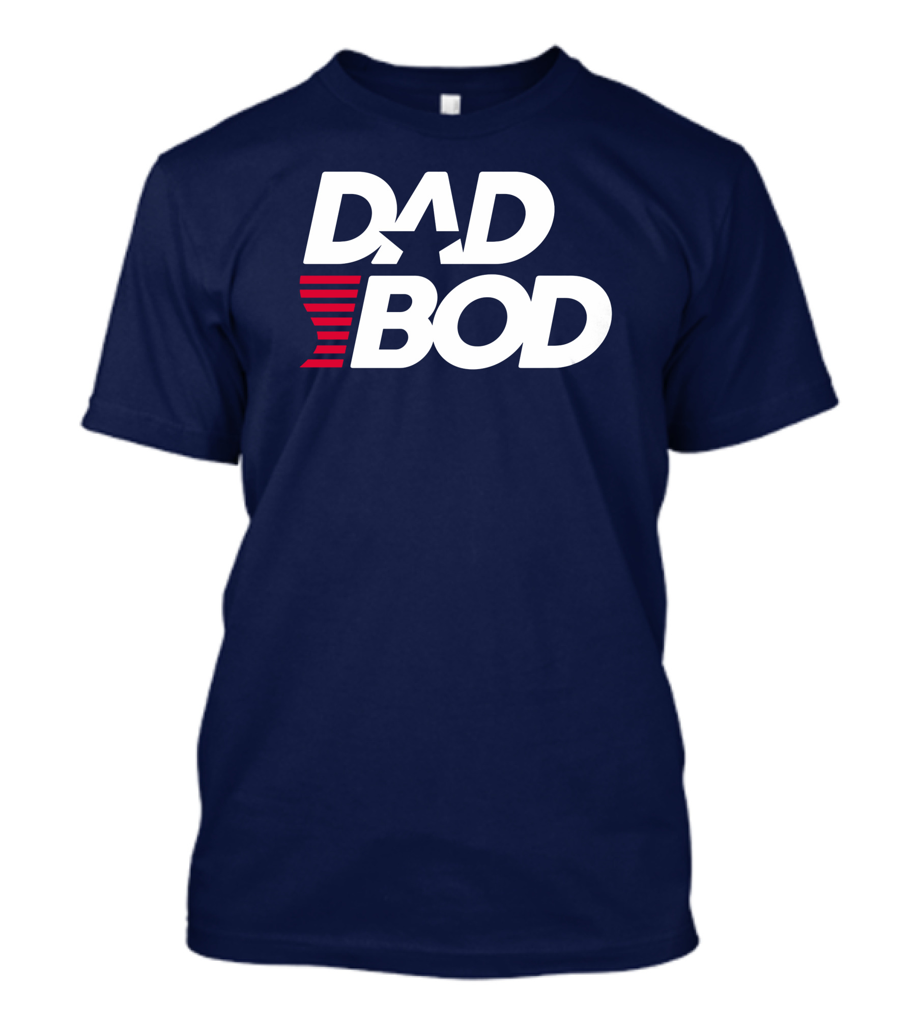 DAD BOD Star Stripes Patriotic T-Shirt