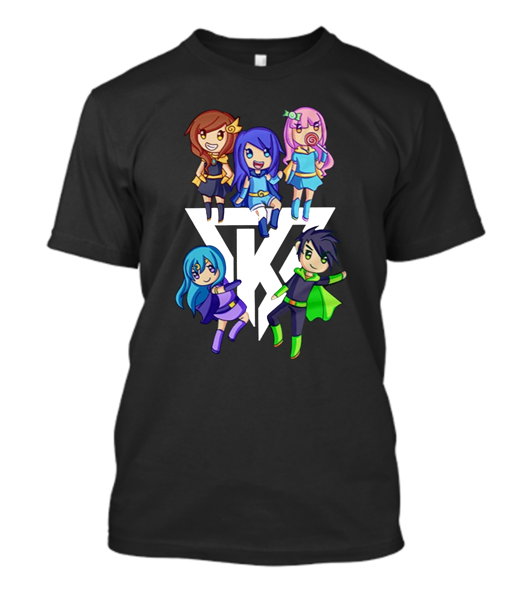 Itsfunneh Merch KREW Characters T-Shirt