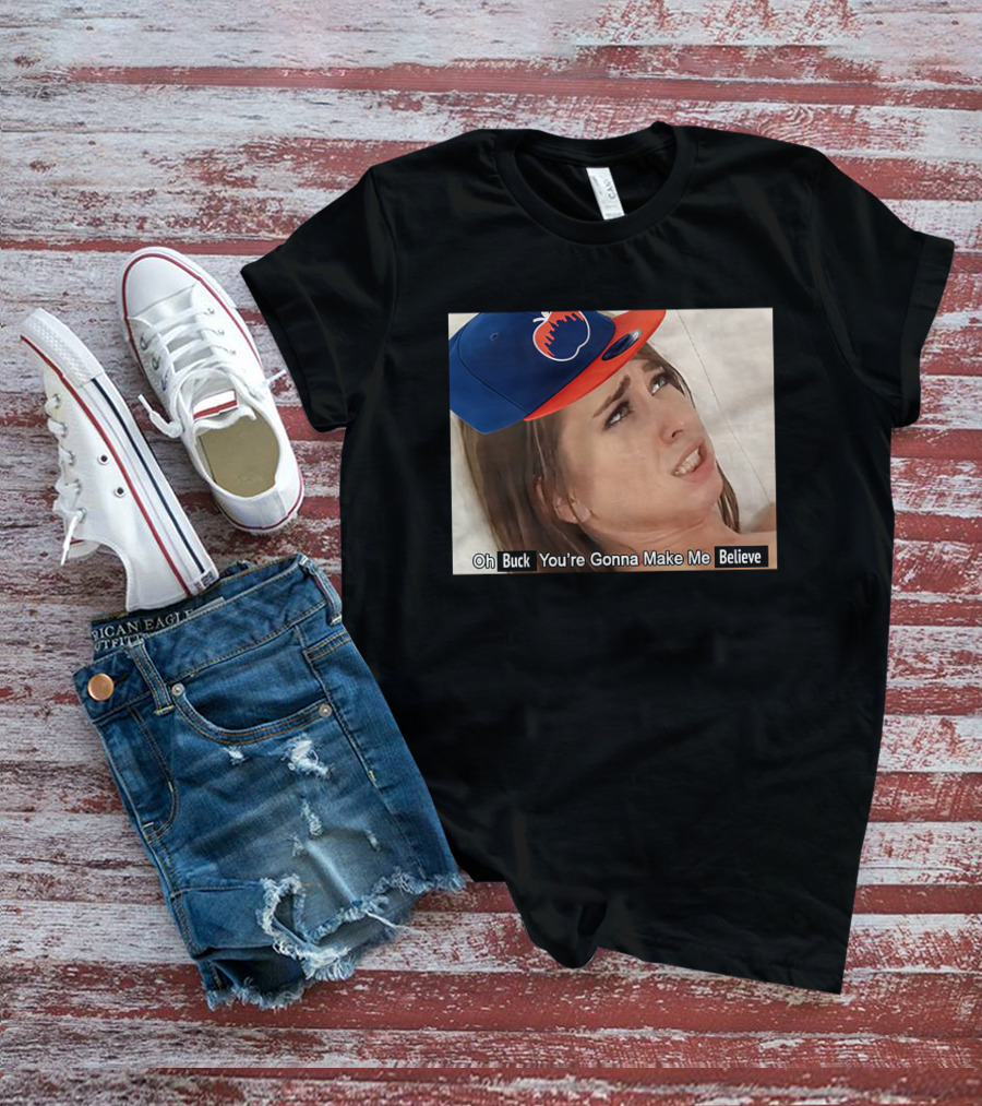 KFC Radio Oh Buck You're Gonna Make Me Believe Mets Hat Image T-Shirt