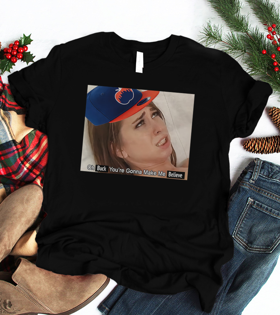 KFC Radio Oh Buck You're Gonna Make Me Believe Mets Hat Image T-Shirt