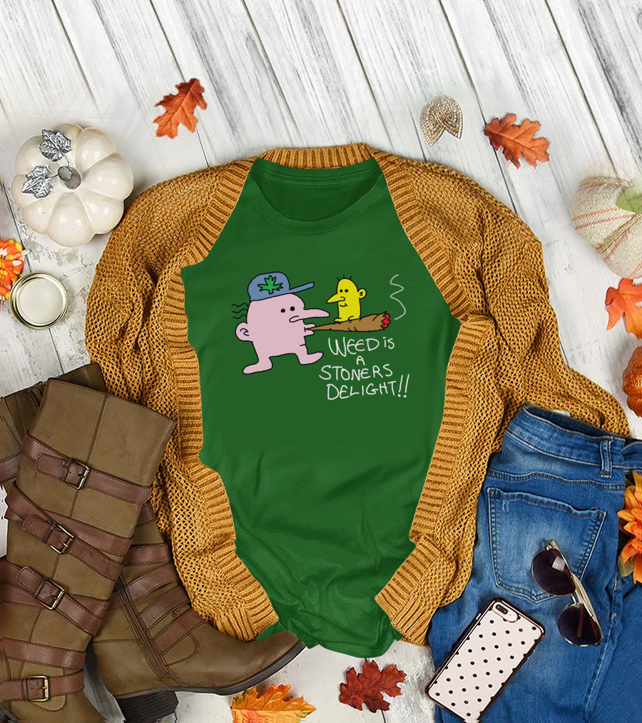 The Average Joey Weed Is A Stoners Delight Weed Is A Stoners Delight T-Shirt