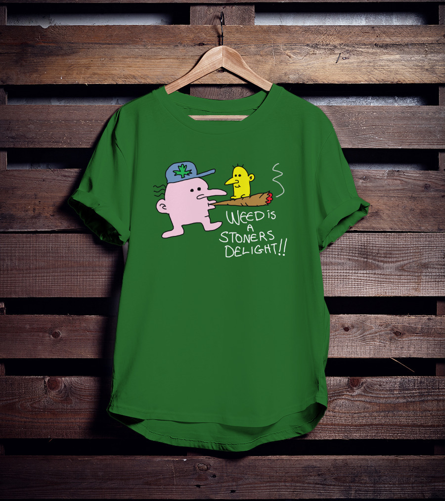 The Average Joey Weed Is A Stoners Delight Weed Is A Stoners Delight T-Shirt