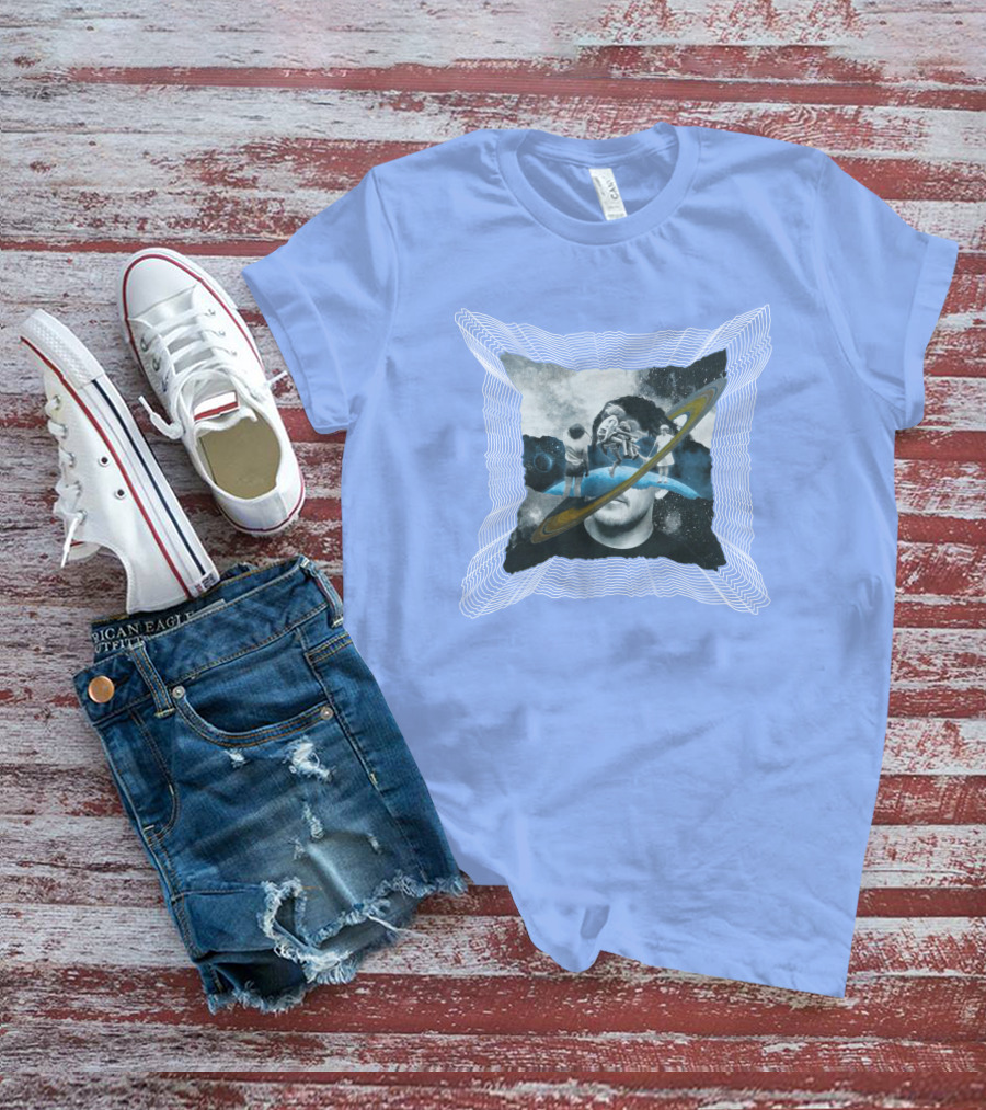 Captain Cloak Brandiswm Inward Astronaut Rings James Mark T-Shirt