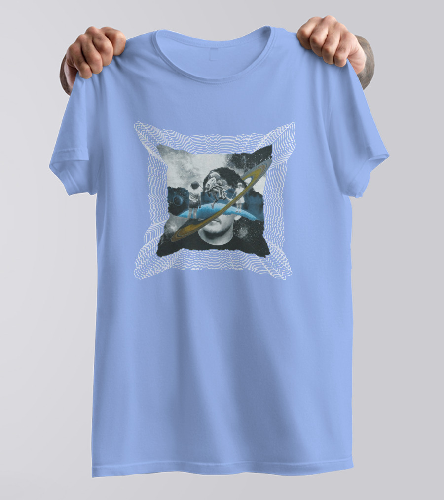 Captain Cloak Brandiswm Inward Astronaut Rings James Mark T-Shirt