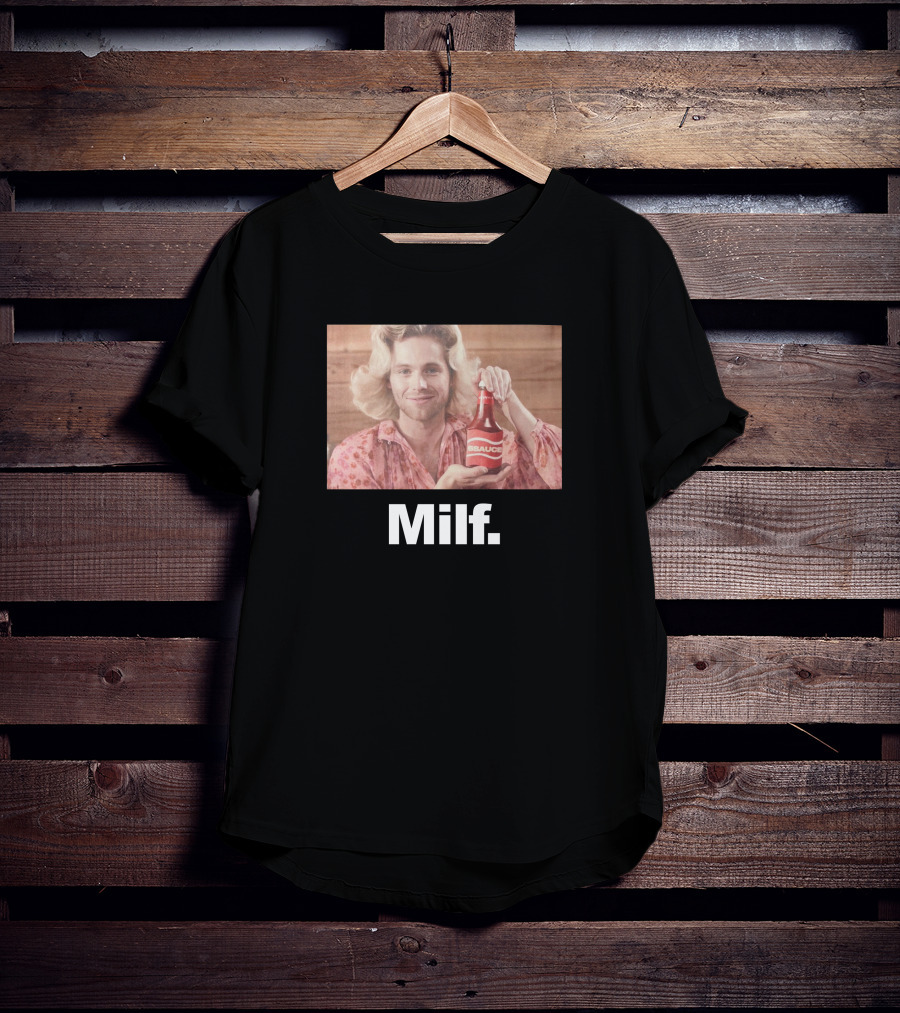Luke Hemmings 5SOS 5Sauce Milf Bottle Image T-Shirt