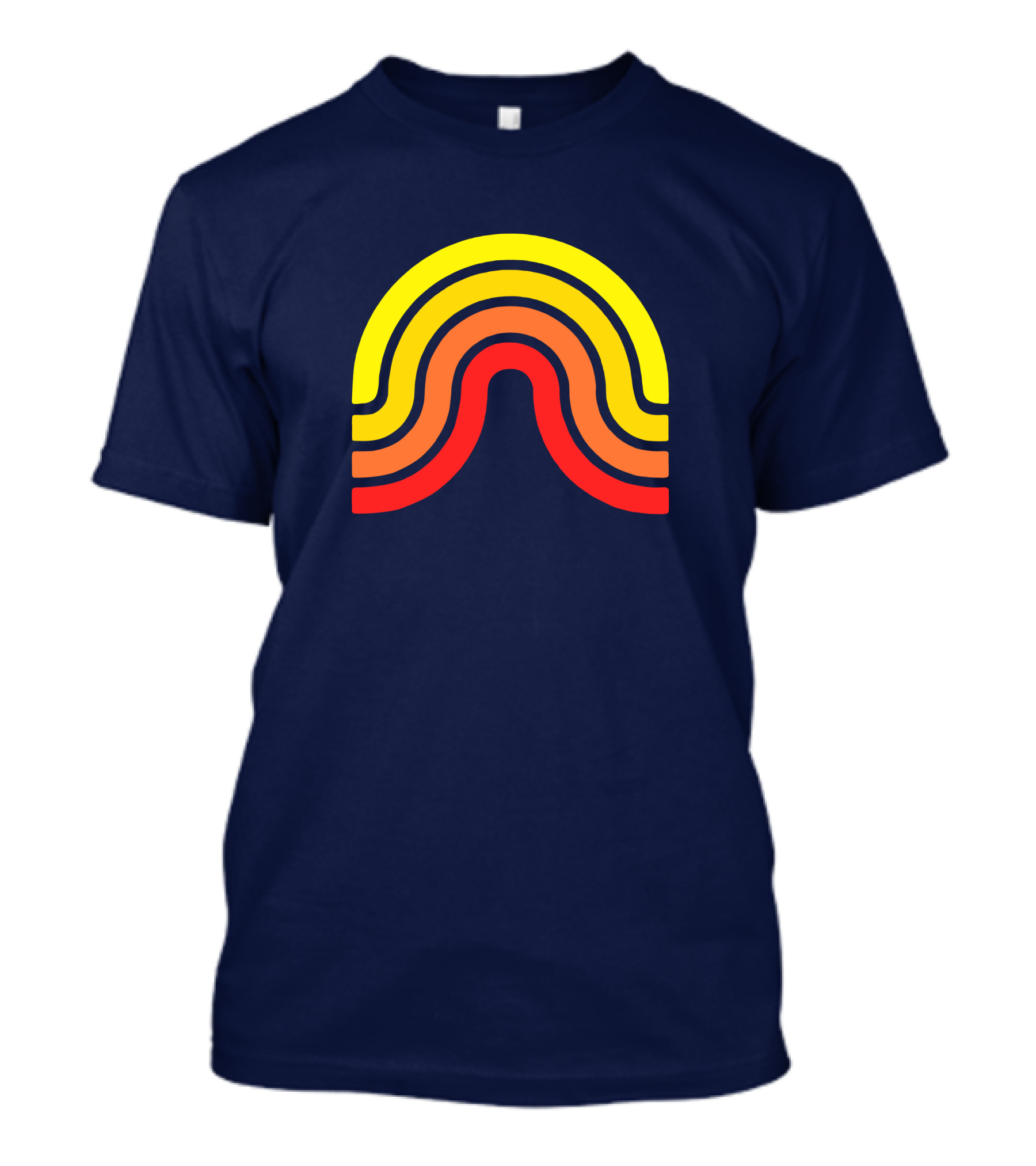 The Geoff Stuff Olden Days Rainbow Logo Geof Flramsey T-Shirt