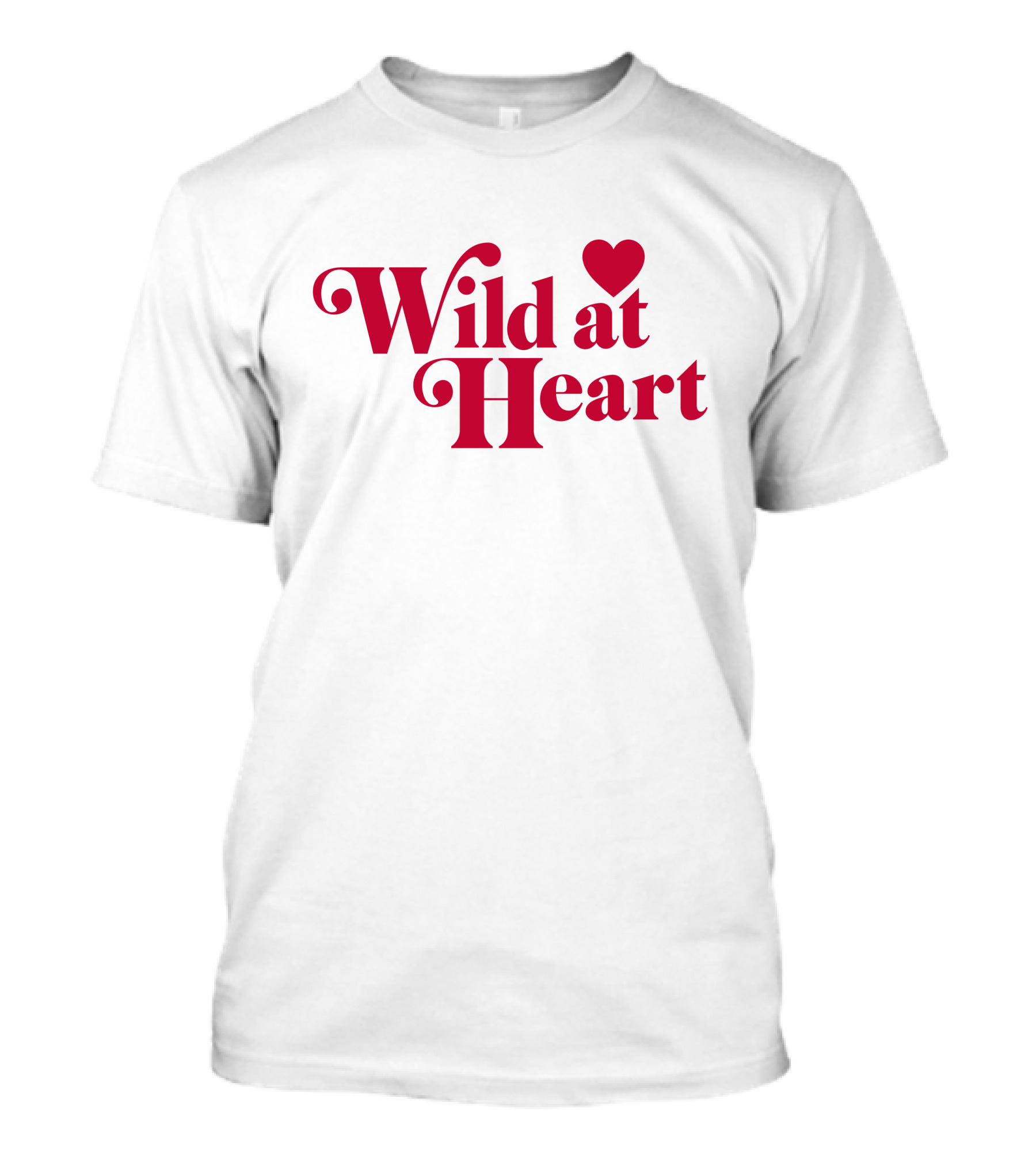 Ldrvillage Merch Wild At Heart Amelia Bold Red Text With Heart T-Shirt