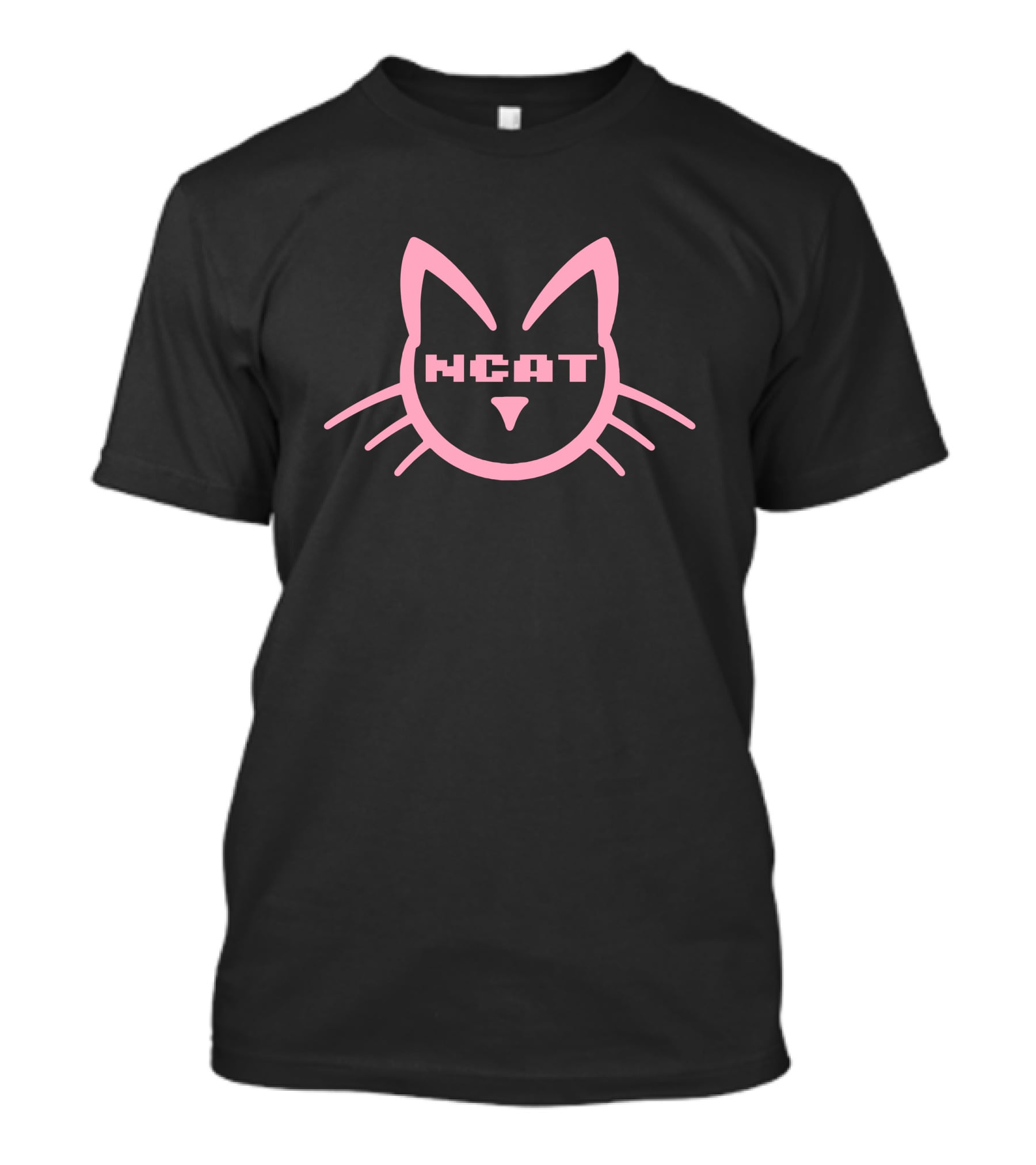 NCAT Pink Cat Head T-Shirt