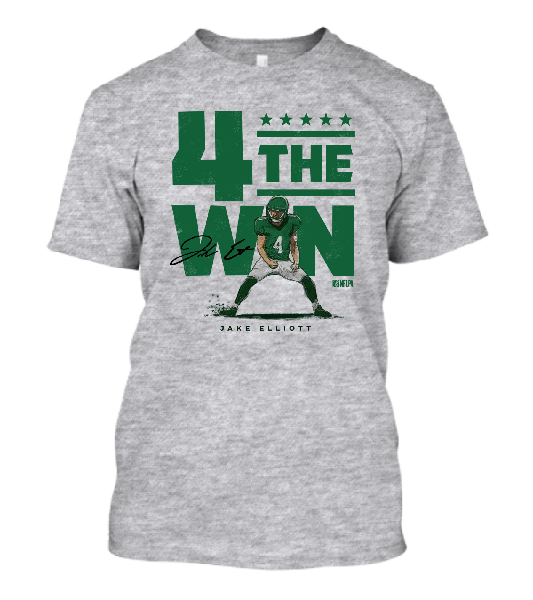 Jake Elliott 4 The Win NFLPA Football Player Nick Sirianni T-Shirt