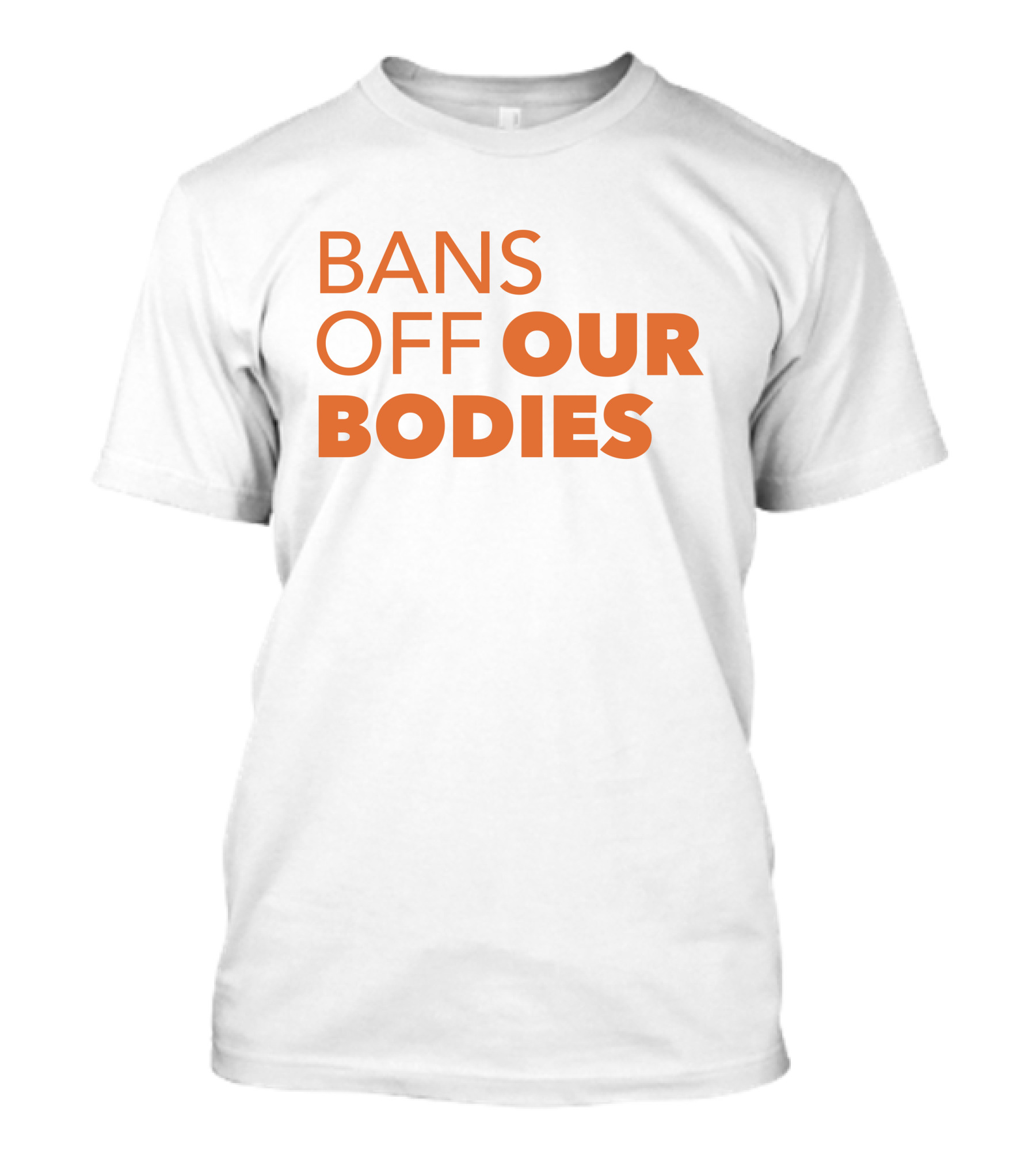 Bans Off Our Bodies ACLU Texas Bold Advocacy T-Shirt