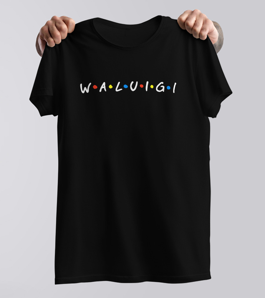 Waluigi Friends Font Parody Style The Hard Times Merch T-Shirt