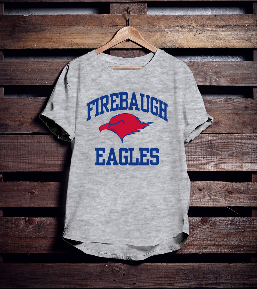 Josh Allen Firebaugh Eagles Buffalo Bills Red Blue Text T-Shirt