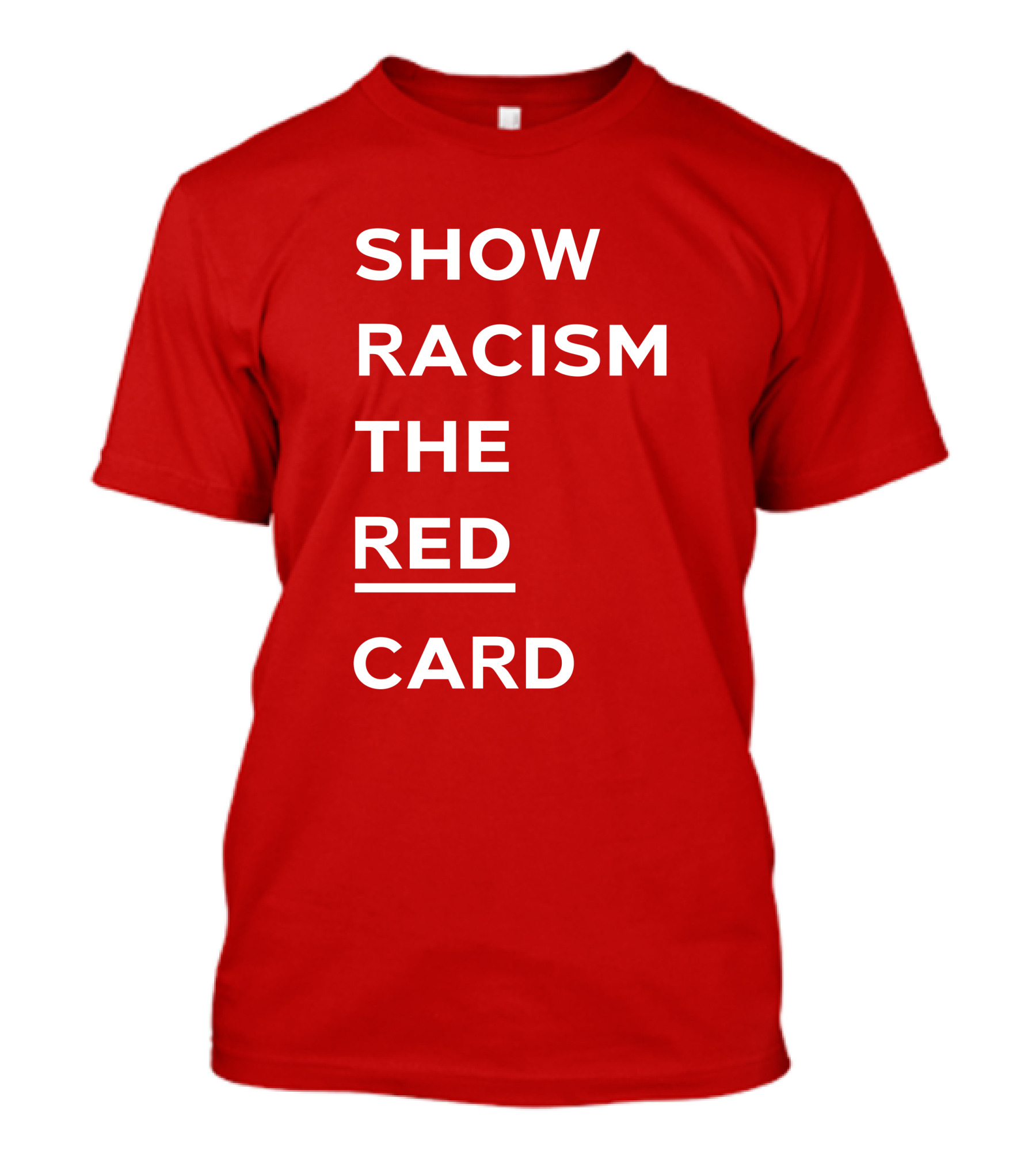 Wales Show Racism The Red Card Awareness Campaign T-Shirt