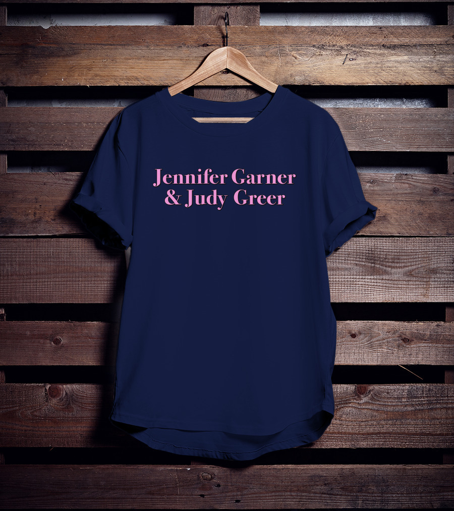 Super Yaki Jennifer Garner And Judy Greer Navy T-Shirt
