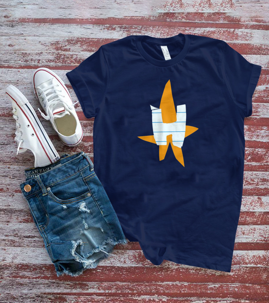 Jared Hollier Good Luck Charm Houston Astros Star T-Shirt