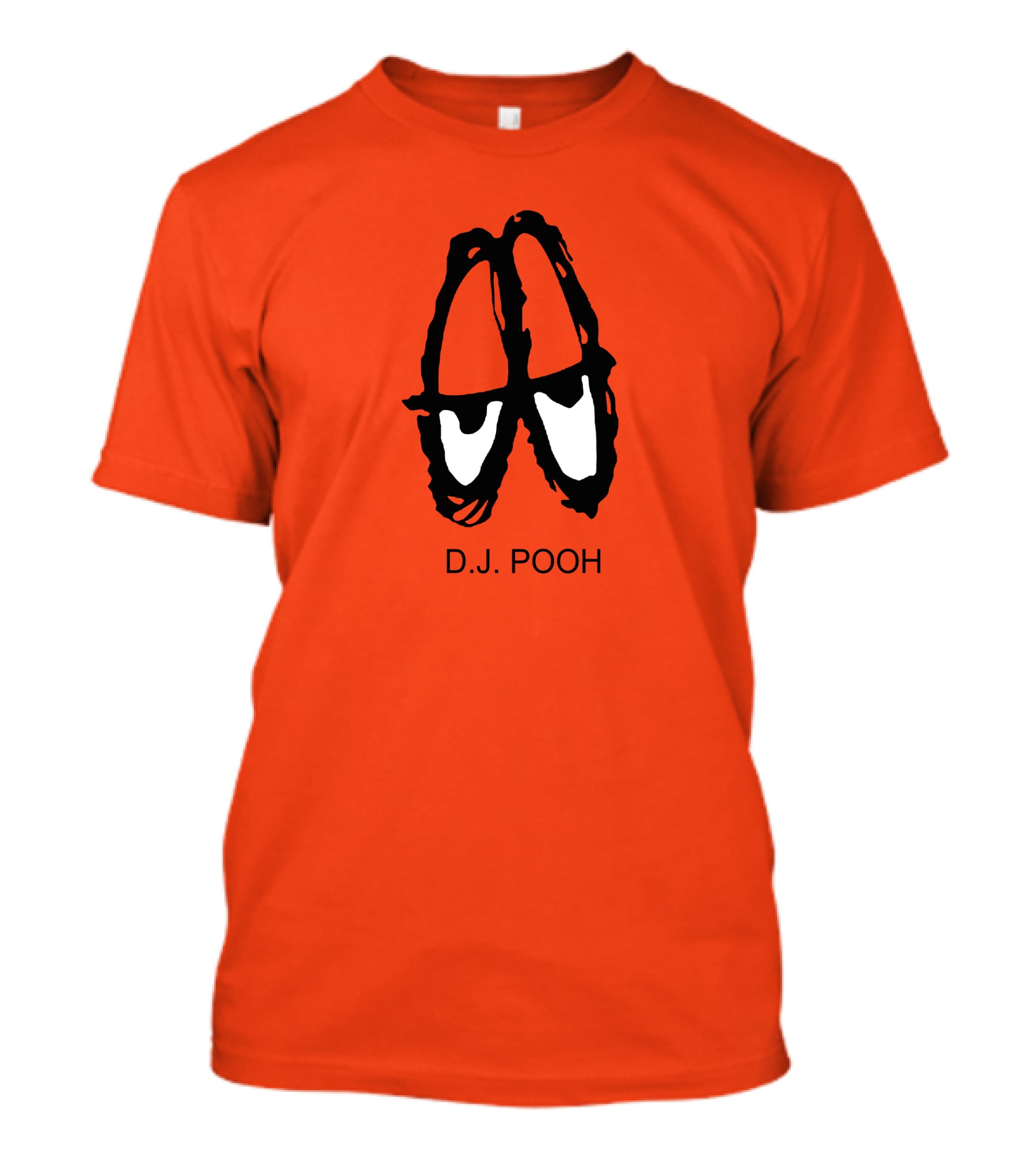 D.J. Pooh Orange Shoes T-Shirt