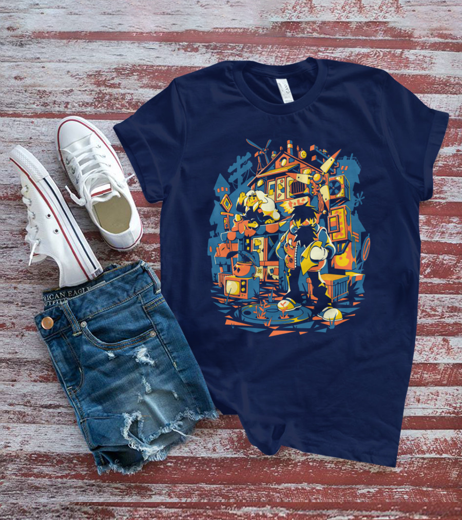Adventure Bound Eastward Fangamer Video Game Art Retro Style Journey T-Shirt