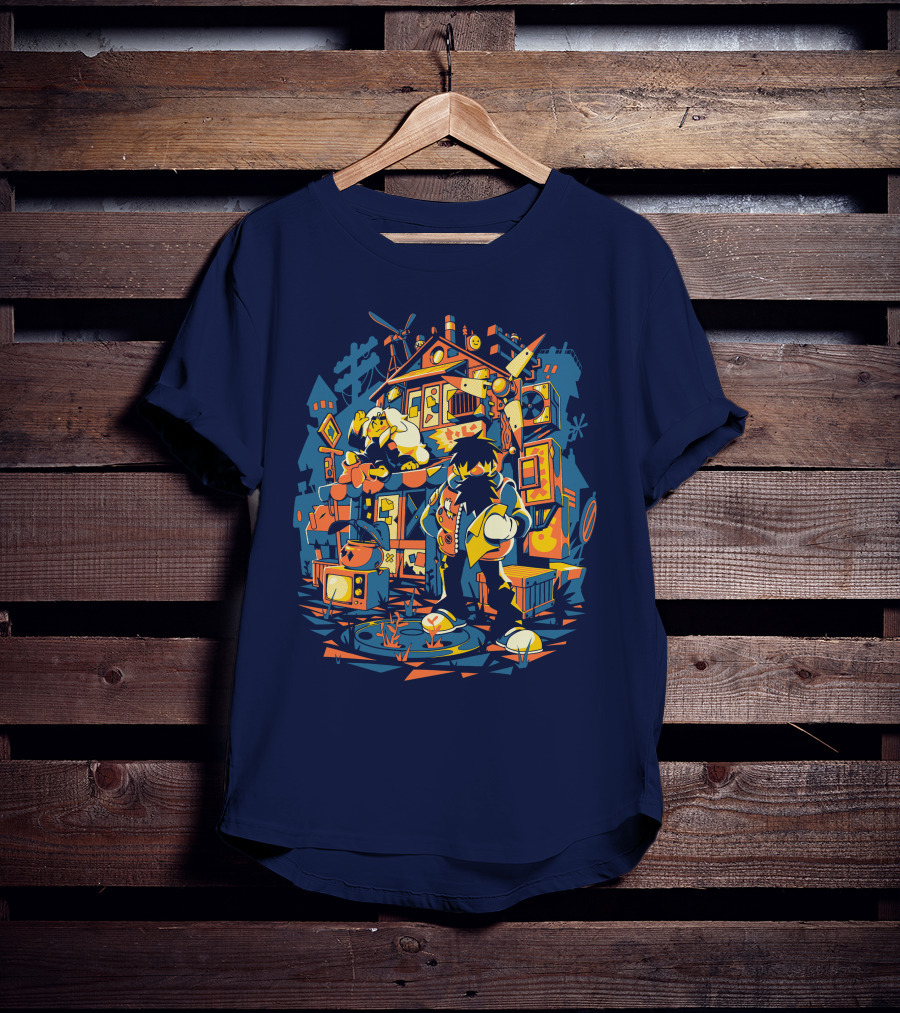 Adventure Bound Eastward Fangamer Video Game Art Retro Style Journey T-Shirt