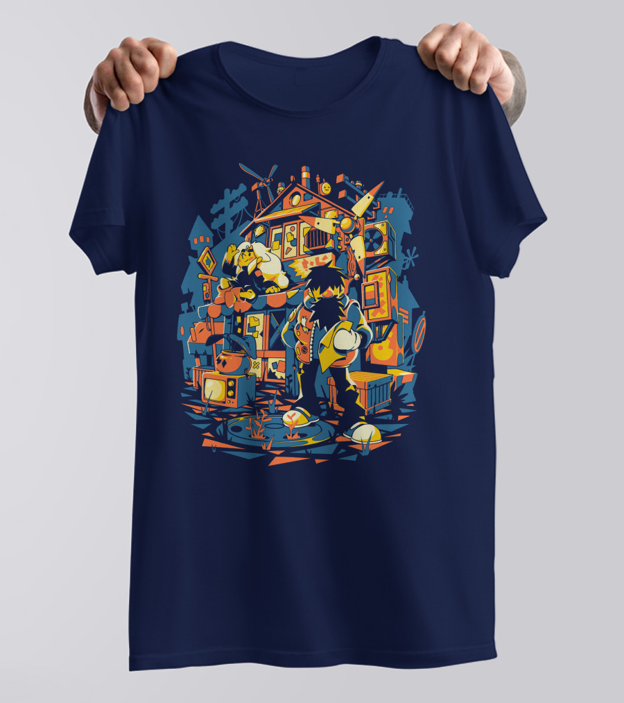 Adventure Bound Eastward Fangamer Video Game Art Retro Style Journey T-Shirt