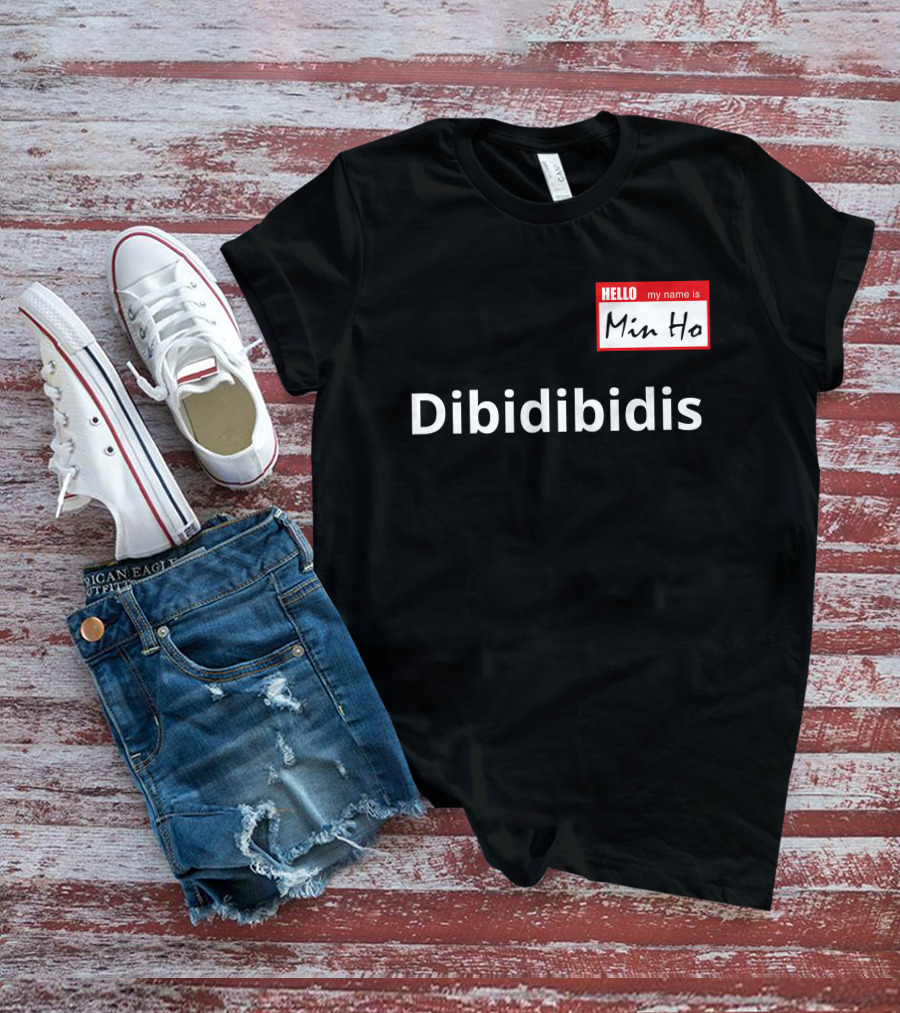 Dibidibidis Hello My Name Is Minho Shinee T-Shirt