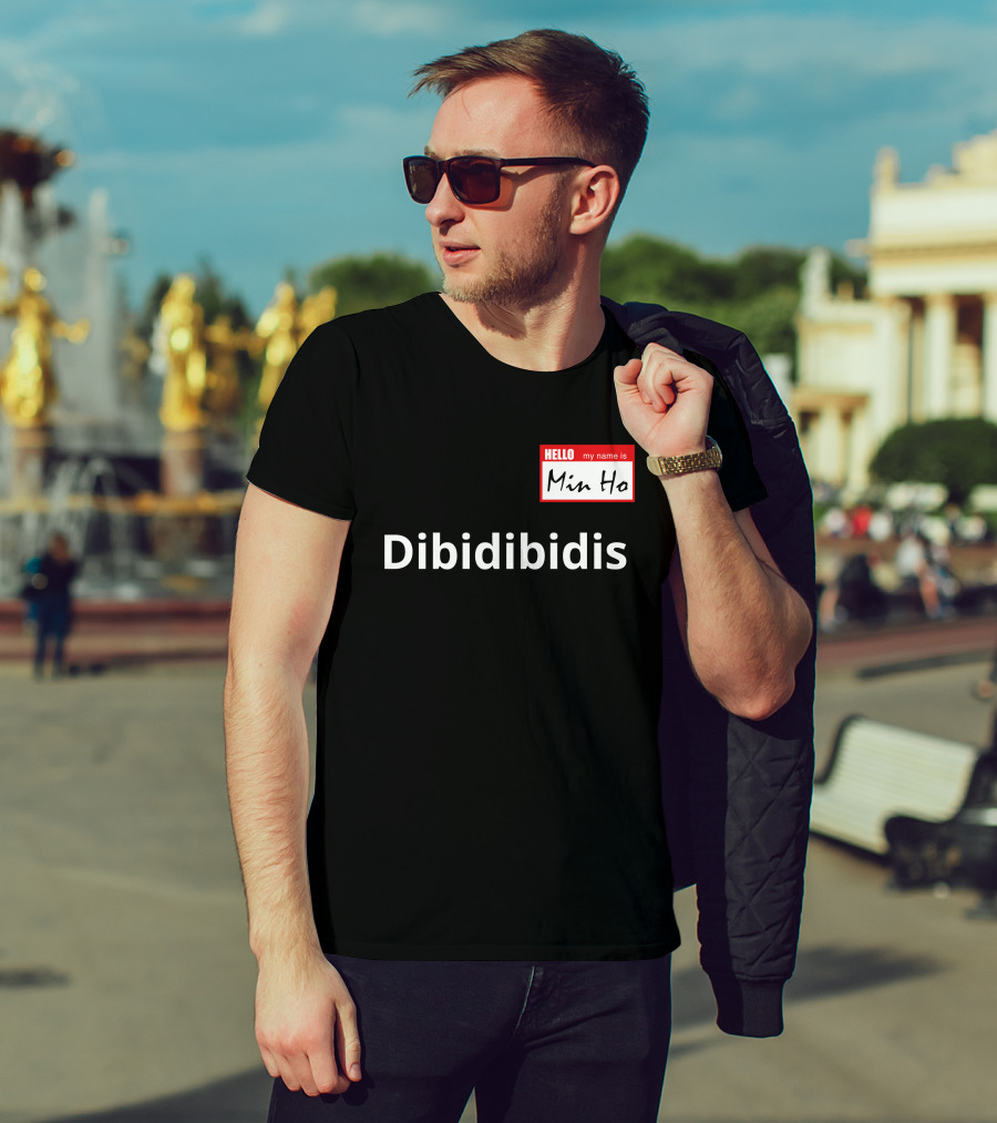 Dibidibidis Hello My Name Is Minho Shinee T-Shirt