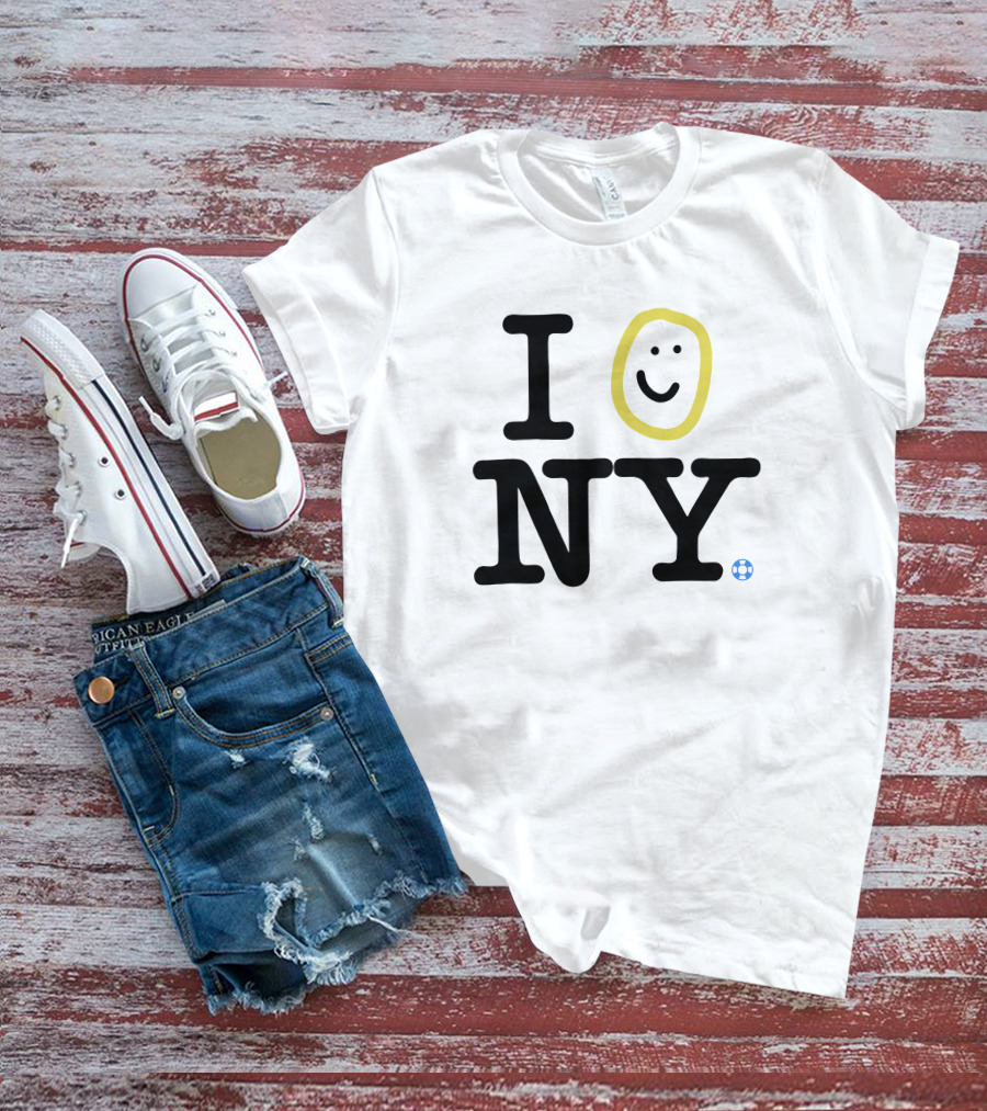 Happiness Project I Love NY Smile Merch New York Nick T-Shirt