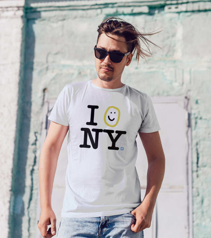 Happiness Project I Love NY Smile Merch New York Nick T-Shirt